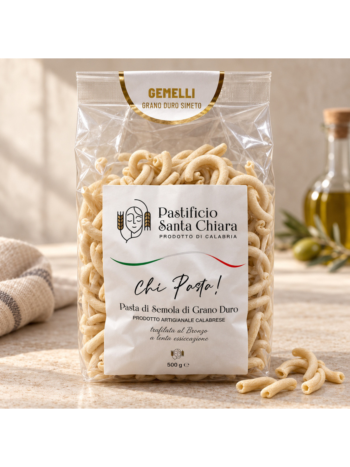 Włoski Makaron Gemelli Grano Duro Simeto 500g