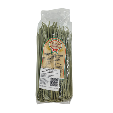 Włoski makaron BIO Tagliolini agli Spinaci 500g