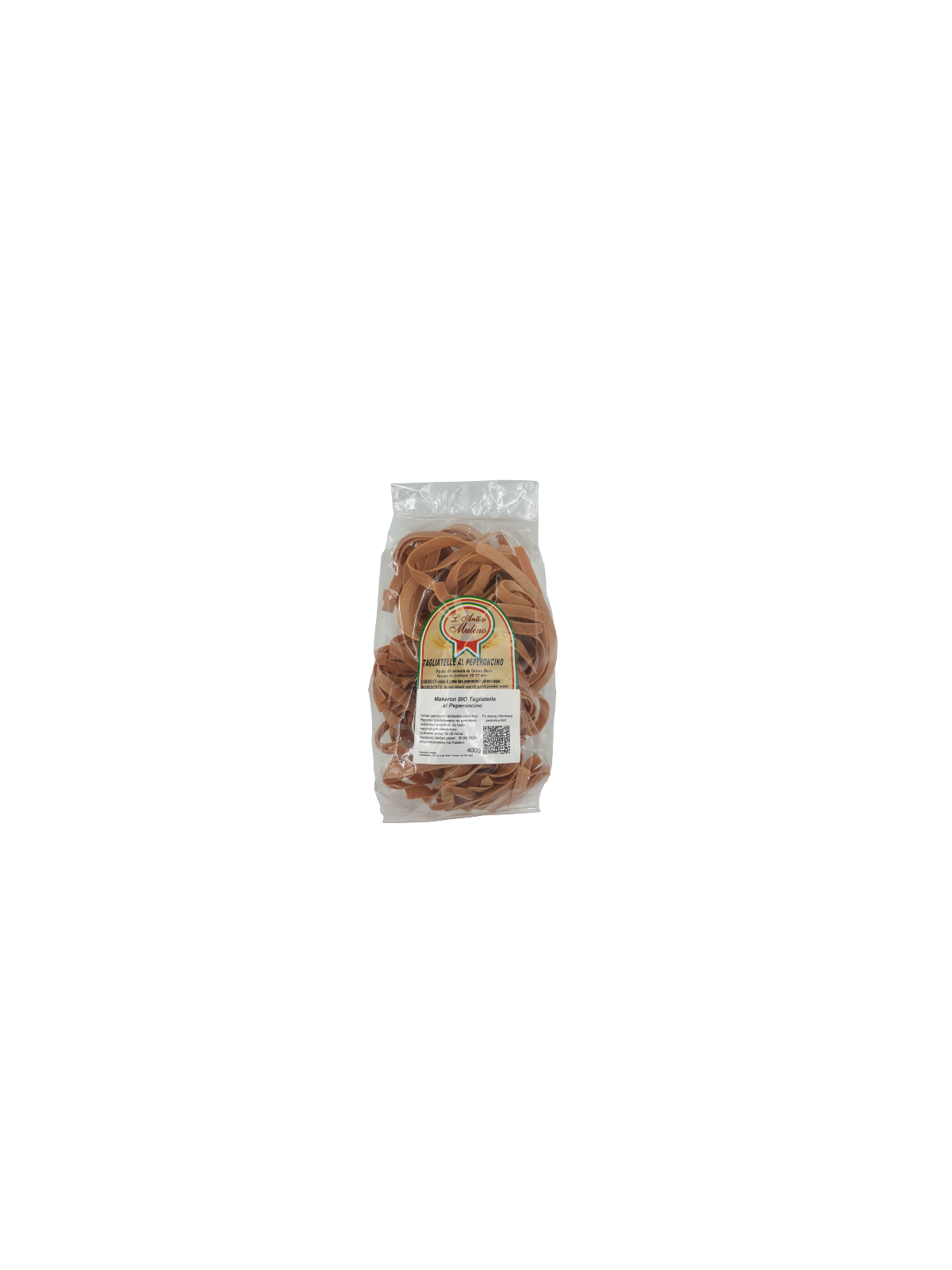 Włoski makaron BIO Tagliatelle al Peperoncino 400g